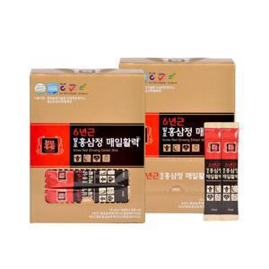 천년홍삼 6년근발효홍삼정 매일활력 15ml 100포 100% 국내산 원재료