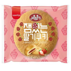 삼립 잼있는 딸기쿠키 75g x 20개입/대용량 과자