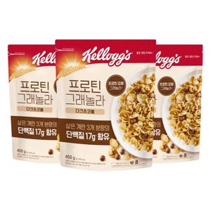 시리얼 프로틴 그래놀라 다크초코볼 450g x 3개