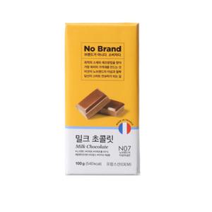 노브랜드 밀크 초콜릿 밀크초콜릿 90g 1개