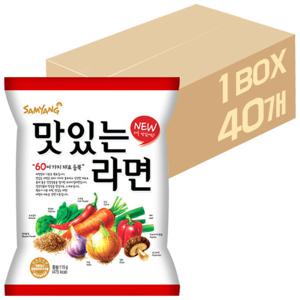 삼양 맛있는라면 x 40봉/ 라면 봉지라면 한박스