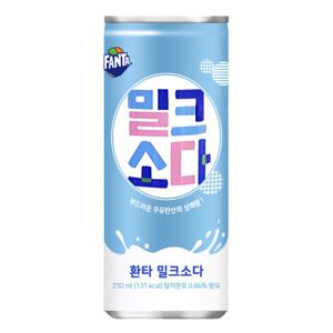 환타 밀크 소다 250ml x 60캔 음료수