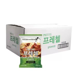 프레첼 갈릭버터맛 85g x 18봉 1박스 맥주안주 간식