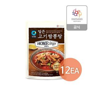 청정원 청정원 호밍스 얼큰고기짬뽕탕 450g x 12개