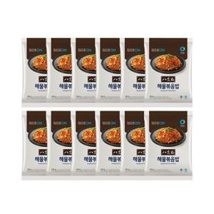 청정원 집으로ON 팔선생 해물볶음밥 230g 12개 맛있는 밥 즉석 볶음밥 도시락 간편식 음식 간편 한끼 별미