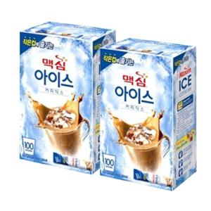 맥심 아이스 커피믹스 200T(100Tx2개)+사은품(랜덤)