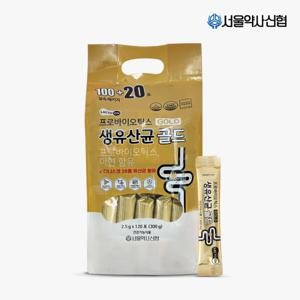 락토온 프로바이오틱스 생유산균 골드 2.5g 120포 (300g) 4개월분 /다니스코 16종 유산균+아연 함유