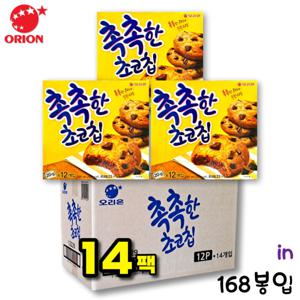 오리온 촉촉한초코칩 240g - 14팩(1박스)