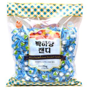 (무배)늘푸른 박하향캔디 2kg/대용량사탕/식당/간식용