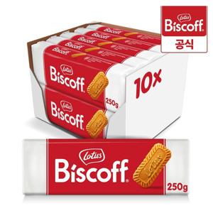 로투스 비스코프 비스킷 250g 1박스 (250g x 10)