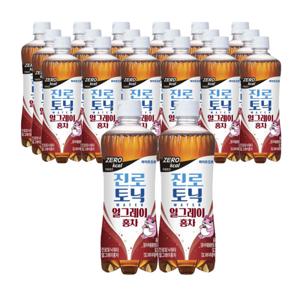 진로 토닉워터 얼그레이 홍차 제로 600ml x20병 대용량