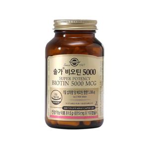 솔가 비오틴 5000 100캡슐