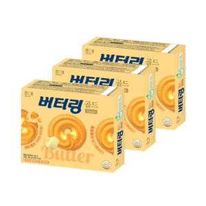 해태 버터링 x 3통 / 부드러운 쿠키 버터 간식 194g