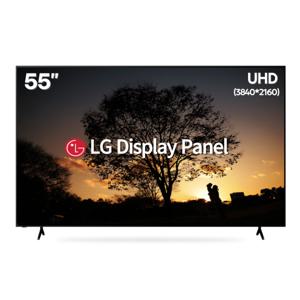 에어리브 LG IPS 정품패널 55인치 4K UHD LED TV 에너지소비효율 1등급 139cm 회의용 모니터 겸용