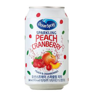 오션스프레이 스파클링 피치 크랜베리 캔  OceanSpray 340mlX24(CAN)