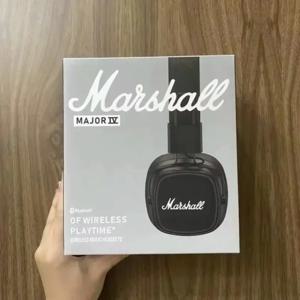 Marshall MAJOR IV 무선 블루투스 헤드폰 헤비 베이스 접이식 이어폰 음악 게임용 마이크 헤드셋 포함