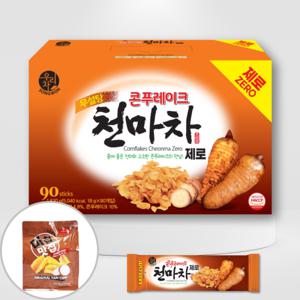 송원 우리차 콘푸레이크 천마차 제로 90T+마로만든스낵 마칩 60g(랜덤)