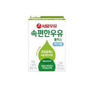 서울우유 속편한 우유 플러스 190ml x 24팩 락토프리 소화가 잘 돠는 유당