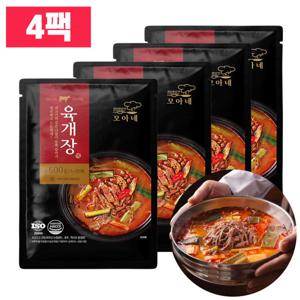 다모아 육개장 600g x 4팩