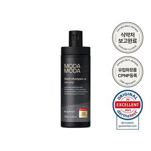 모다모다 제로 그레이 블랙 샴푸 100g (1개)