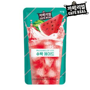 쟈뎅 까페리얼 수박 에이드 230ml 50팩 아이스