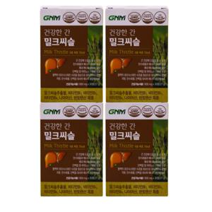 GNM 자연의품격 건강한 간 밀크씨슬 900mg x 30정 4통