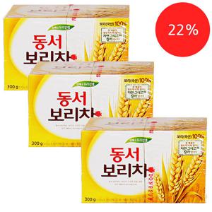 동서보리차 티백 식수용  90개 300g 3개