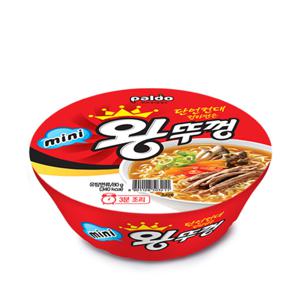 팔도 mini 미니 왕뚜껑 작은 컵라면 80g 16개