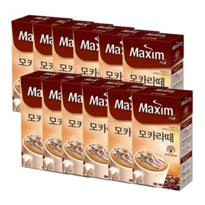 120T (10개입x12개) 맥심 카페 모카라떼 맥심모카라테 맥심대용량 모카라테 행사장커피믹스 탕비실간식