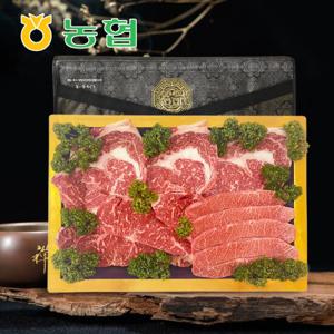 [와룡농협] 안동 1+등급 한우 등채반 선물세트 1.2kg