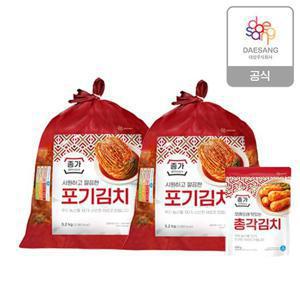 종가 종가집 중부식 포기김치 10.4kg + 총각김치 400g