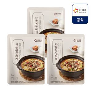 아워홈 실온 차돌 된장찌개 300g X3개