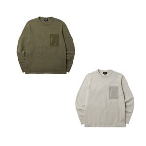 [브롬톤런던] P233MKT110 남성 COMMUTER MESH POCKET ROUND SWEATER 스웨터 티셔츠