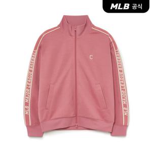 [MLB공식] 베이직 애슬레저 져지 스텐드넥 집업 CLE (Mg.Pink)