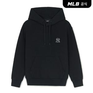 [MLB공식] 클래식 모노그램 톤톤 자카드 후드티 NY (Black)