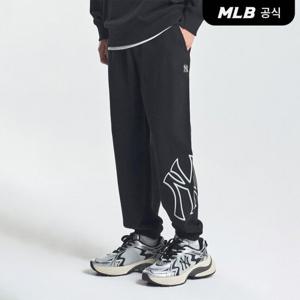 [MLB공식] 베이직 메가로고 조거팬츠 NY (Black)