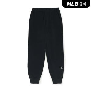 [MLB공식] 베이직 스몰로고 조거팬츠 NY (Black)