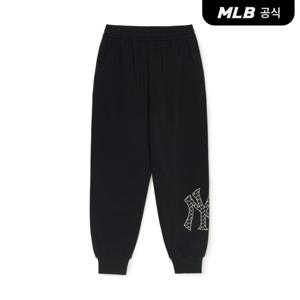 [MLB공식] 클래식 모노그램 빅럭스 조거팬츠 NY (Black)