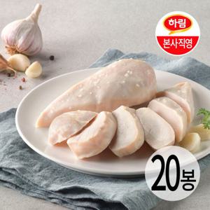 하림이닭 저염닭가슴살 갈릭 100g 20팩