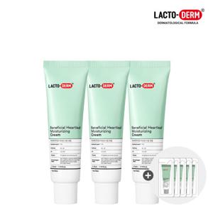 락토덤 어성초 수분크림 50ml 3개+어성초 수분크림 1mlX5