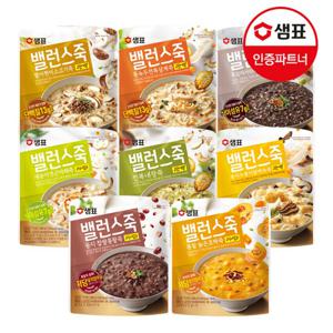 [샘표] 밸런스죽 280g 3+3 골라담기/소고기/야채/삼계/흑임자