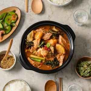 교동 프리미엄 실온 보관 국/탕/찌개 4팩_순살갈비탕/순살감자탕