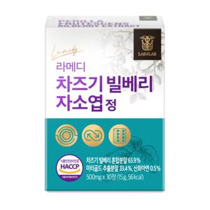 랩온랩 라메디 차즈기 추출물 빌베리 자소엽정 500mg