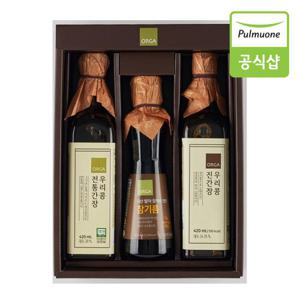 [올가] 참기름 간장 선물세트 1호 (1box) / 추석 명절