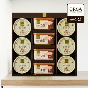 [올가] 참치캔 순햄 혼합 선물세트 (1box