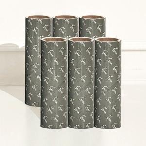 홈앤미 사선컷팅 스트롱 돌돌이 테이프클리너 리필 6개