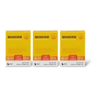 브로리코 멀티비타프로 2in1 멀티비타민 프로바이오틱스 유산균 5.4g(180mg x30캡슐) x3개 3개월분