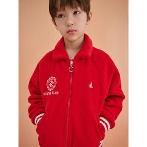[25SS 20%][빈폴키즈] 플리스 카라 풀집업 자켓 레드 (BI5141G016)