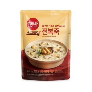 [비비고] 햇반 소프트밀 전복죽 420g x 21팩