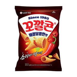 [롯데제과] 꼬깔콘 매콤달콤한맛 67g X 10봉